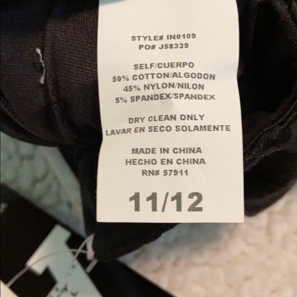 A List: Strapless Black dress sz 12 - Picture 8 of 8